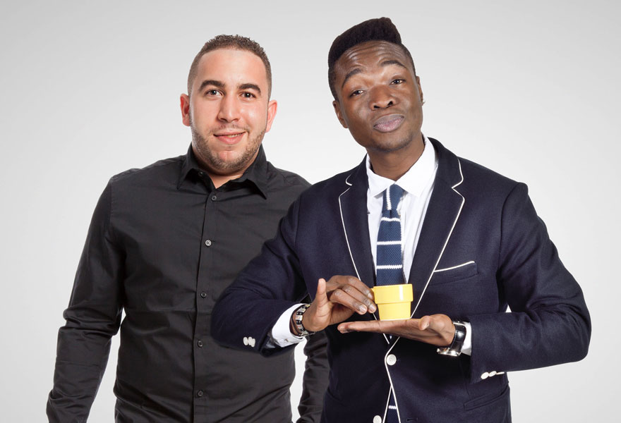 Nadim et Edem au festival de rire de Genève, le mercredi 26 avril 2017